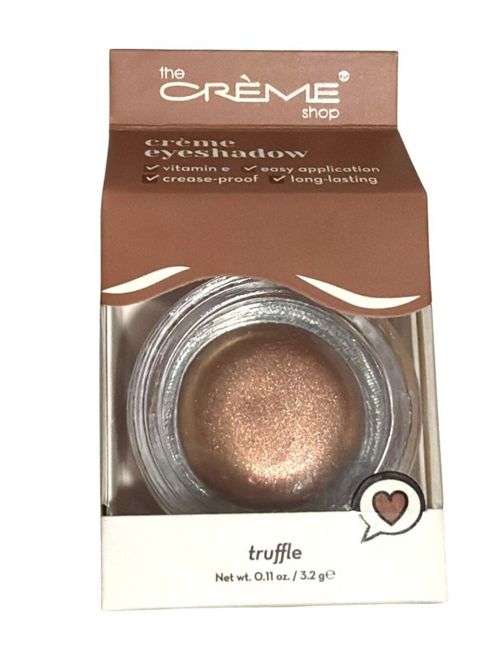 The Crème Shop Crème Eyeshadow Truffle Long-Lasting Crease-Proof